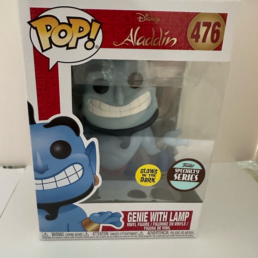 Funko Pop Aladdin Genie with Lamp Figure NWT